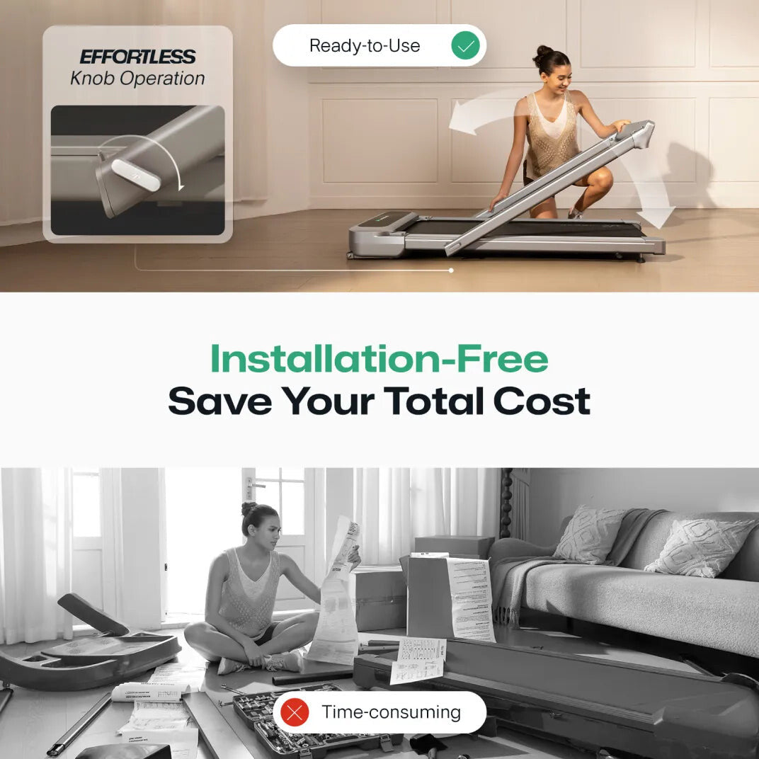 Urevo FoldiMix 5L Pro Smart löpband 400 x 1200 mm 13,4 km/t