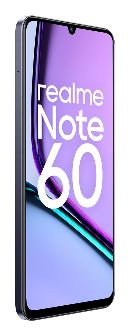 realme Note 60 17,1 cm (6.75") Dubbla SIM-kort Android 14 4G USB Type-C 6 GB 128 GB 5000 mAh Svart, Marmorfärgad