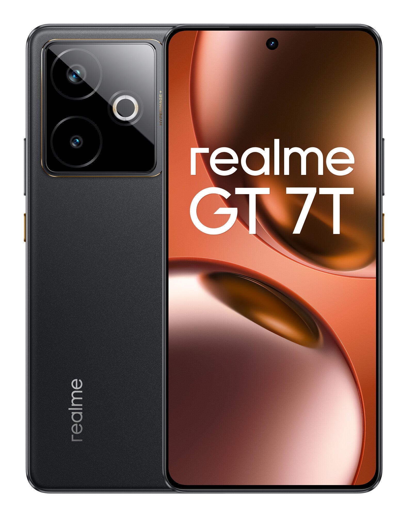 realme GT 7T 17,3 cm (6.8") Dubbla SIM-kort Android 15 5G USB Type-C 12 GB 256 GB 7000 mAh Svart