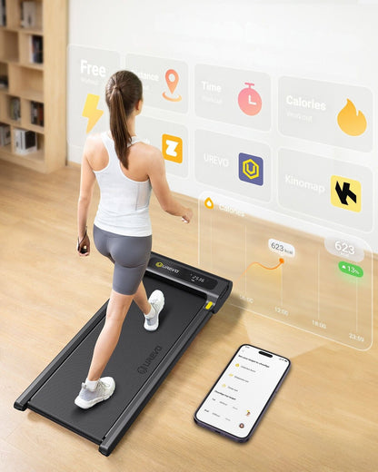 UREVO Spacewalk E3S Manual-inclined walking treadmill 