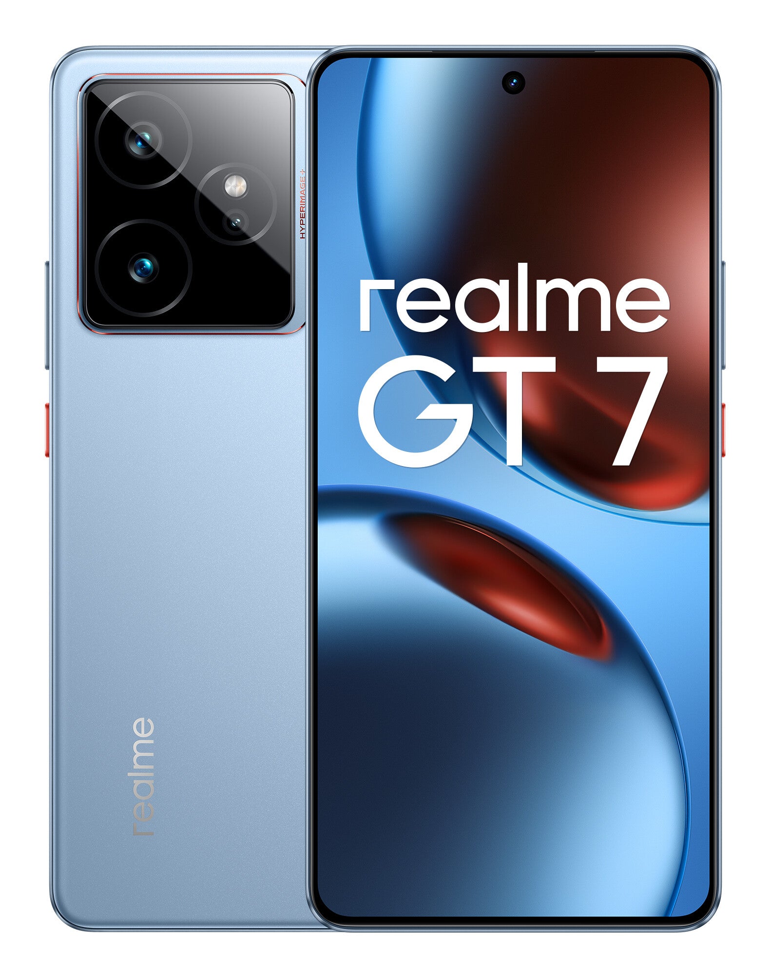realme GT 7 17,2 cm (6.78") Dubbla SIM-kort Android 15 5G USB Type-C 12 GB 512 GB 7000 mAh Blå