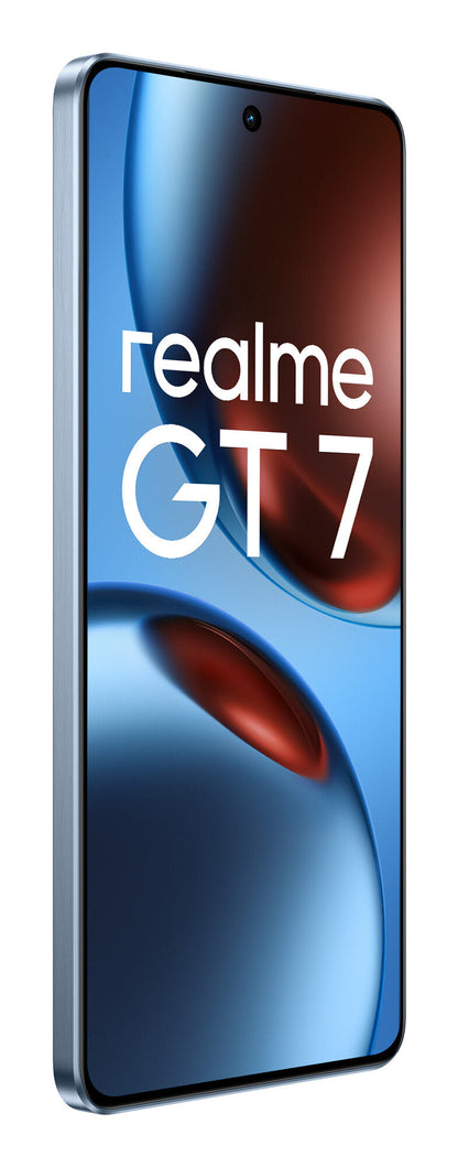 realme GT 7 17,2 cm (6.78") Dubbla SIM-kort Android 15 5G USB Type-C 12 GB 512 GB 7000 mAh Blå